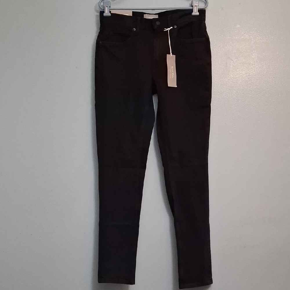 Everlane The Slim Fit size 31W 34L men's slim-fit organic black denim jeans.
